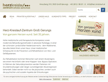 Tablet Screenshot of herz-kreislauf.at